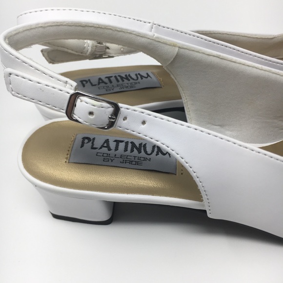 Platinum Collection By Jade White 1.2 inches heel - Picture 14 of 16